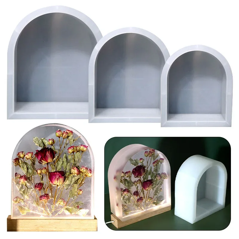 Floor Lamp Arched - Grands ornements d'arc, moule en caoutchouc