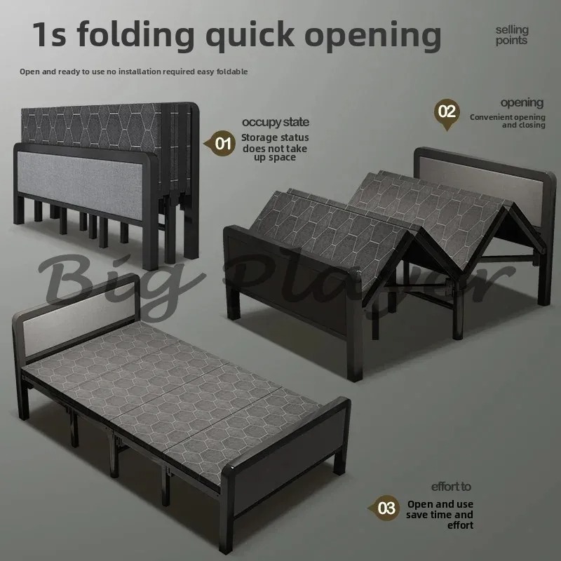 Office Furniture Rental - * Lit pliant Double maison Simple