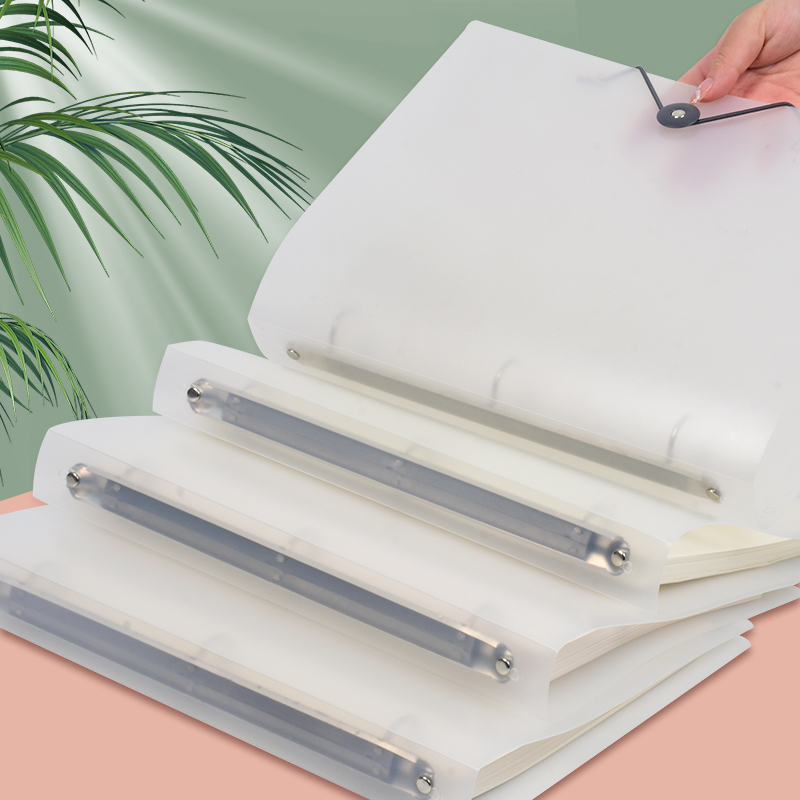 Binder Storage Box - Lot de 3 classeurs A4 transparents