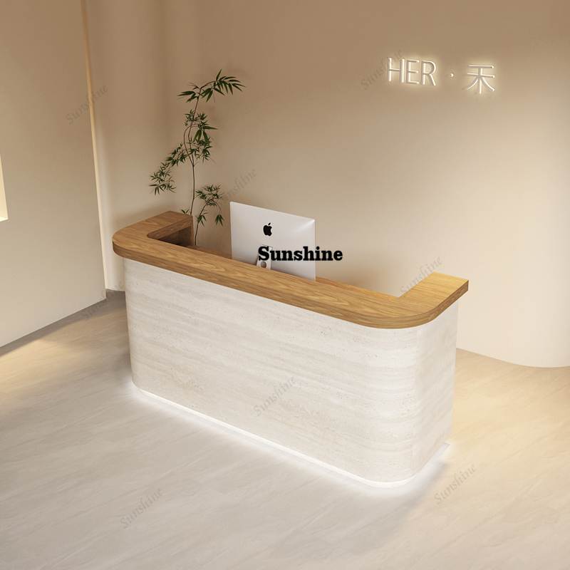 Office Furniture Logo - Comptoirs de réception modernes et luxueux