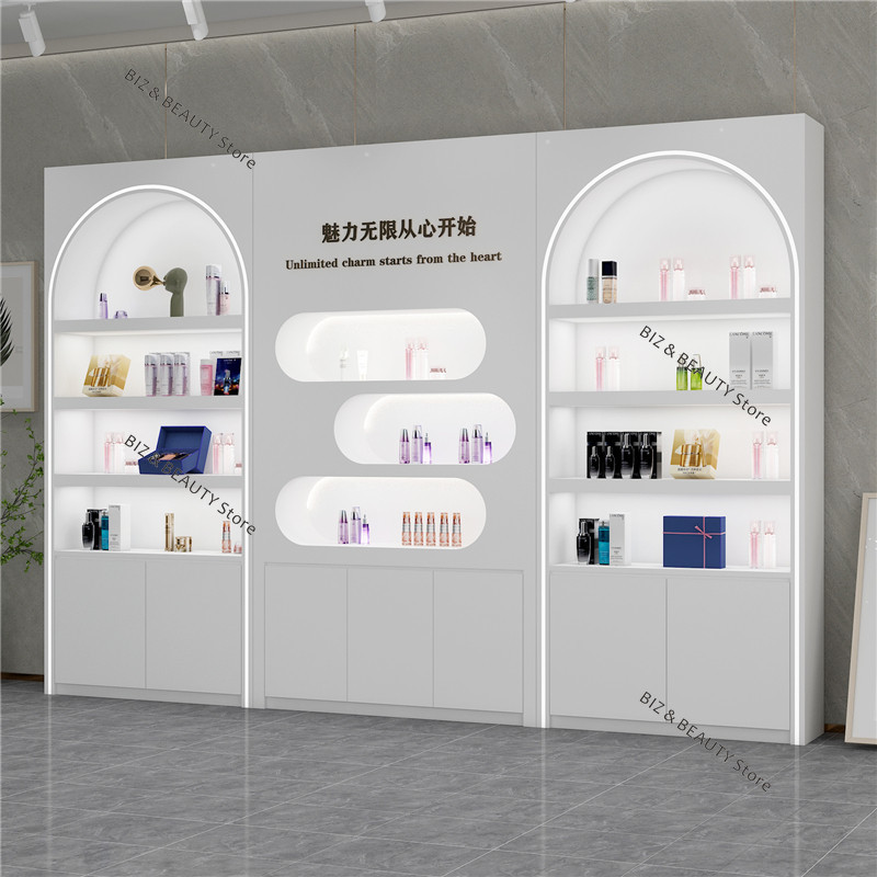 Office Furniture Images - Vitrine de présentation cosmétique sur mesure