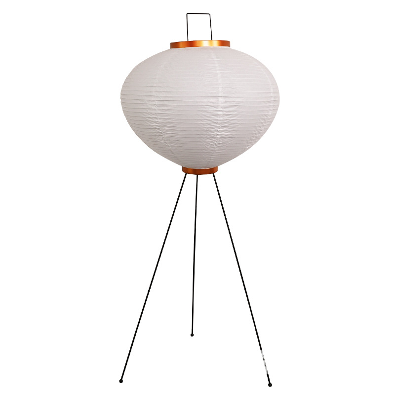 Floor Lamp Arched - Wine-Sabi-Lampe Autoportante Vintage Japonaise Noguchi Akari,