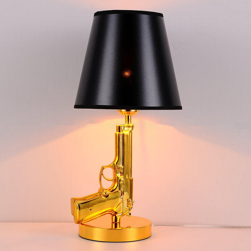 Floor Lamp Arched - Lampe de bureau odorplaqué or, lampe