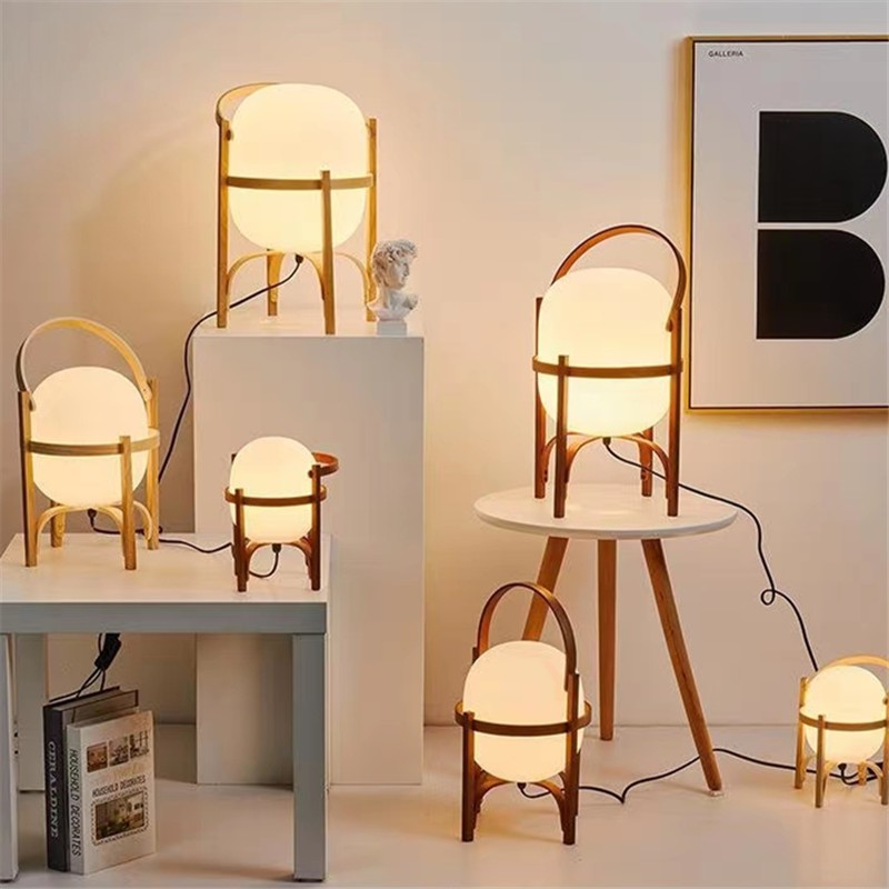 Floor Lamp Arched - Lampe LED autoportante en bois au