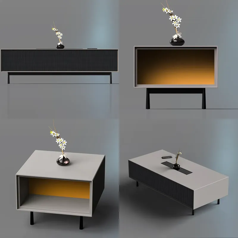Office Furniture Logo - Table basse de bureau série Xiaoyan