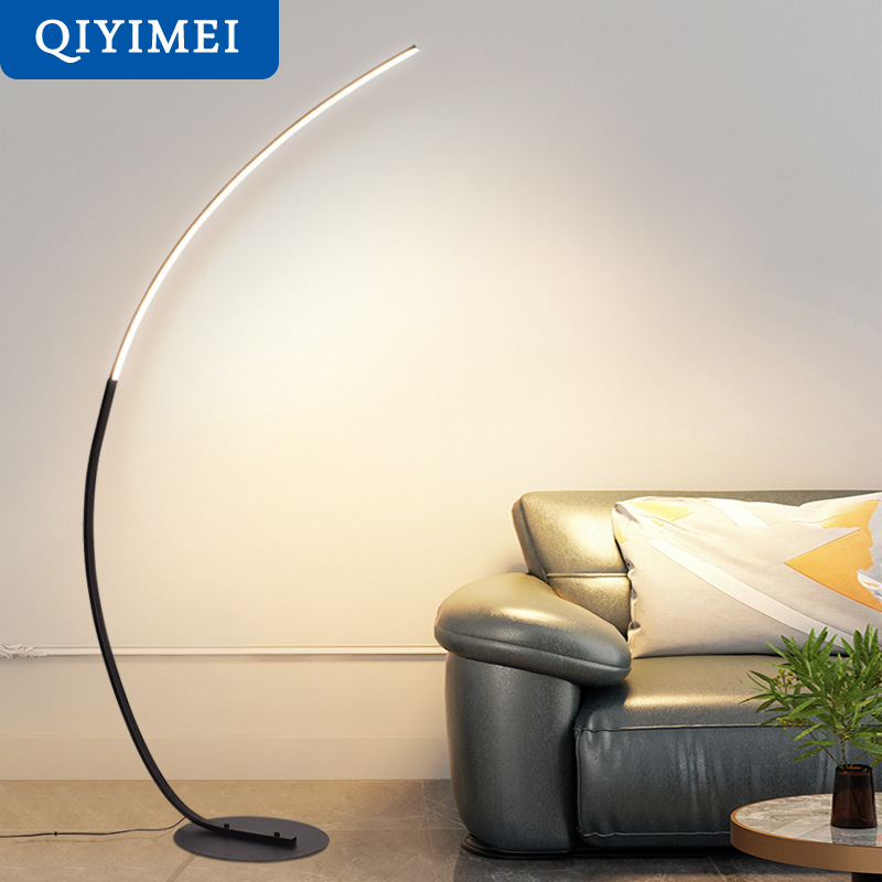 Floor Lamp Arched - Nordique LED coin lumière lampadaires noir