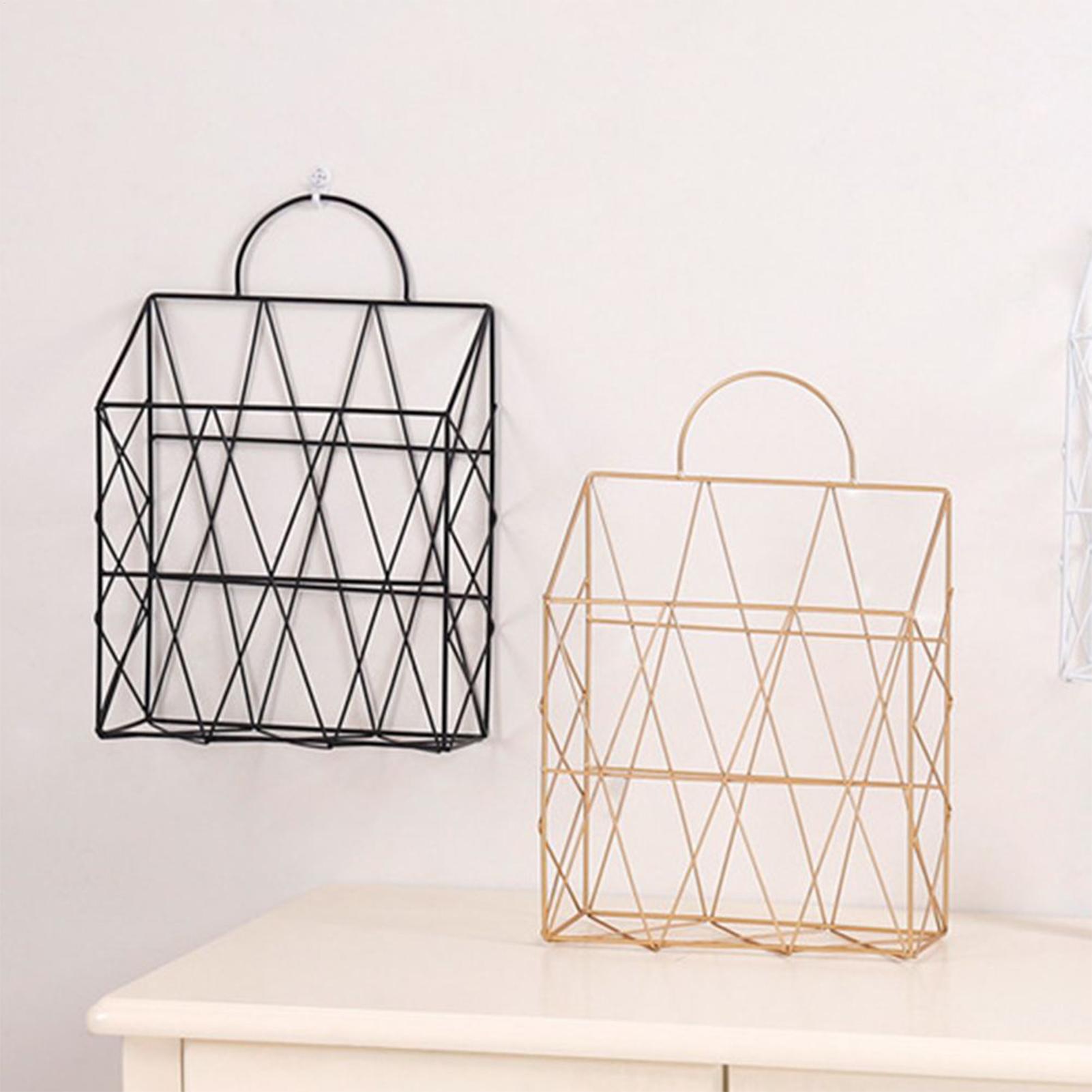 Wall Mounted Desk Fold - Porte-lettres mural, porte-journaux, panier de rangement