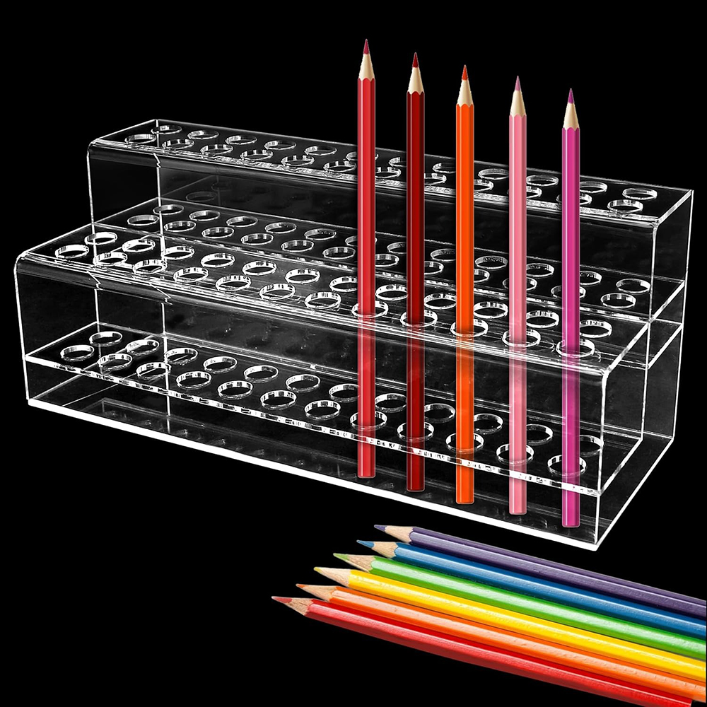 Porte-stylo en acrylique Trans - Cubicle Shelf Organizer avis et prix