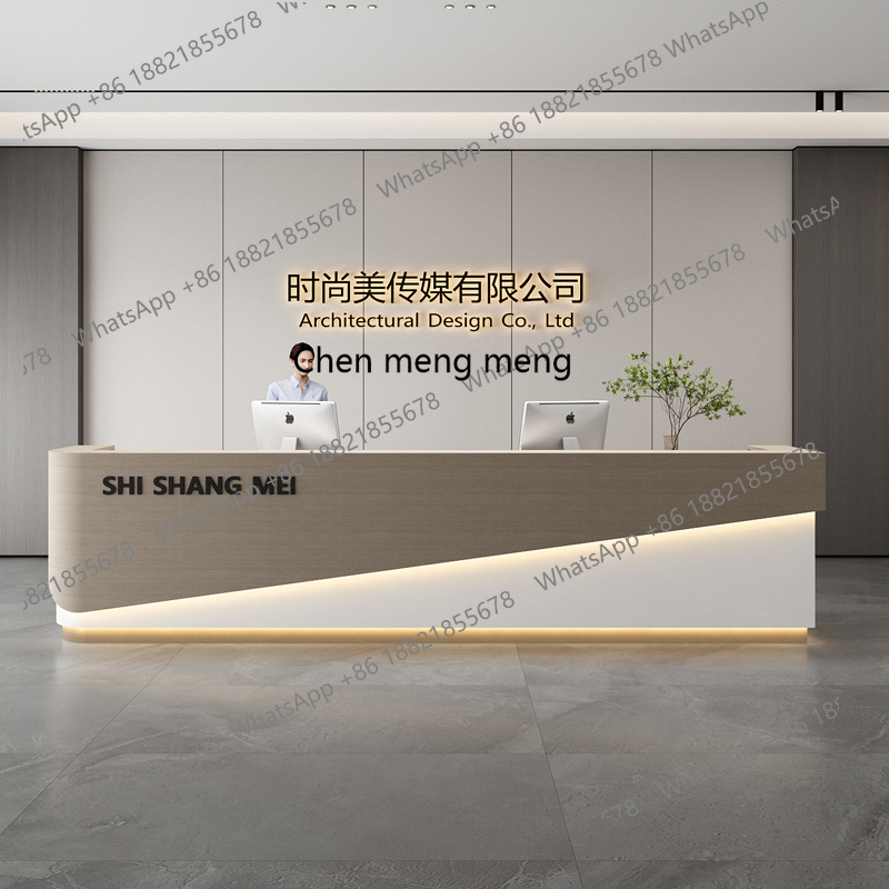 X188 Hall d'hôtel simple et mo - Reception Desk Counter avis et prix