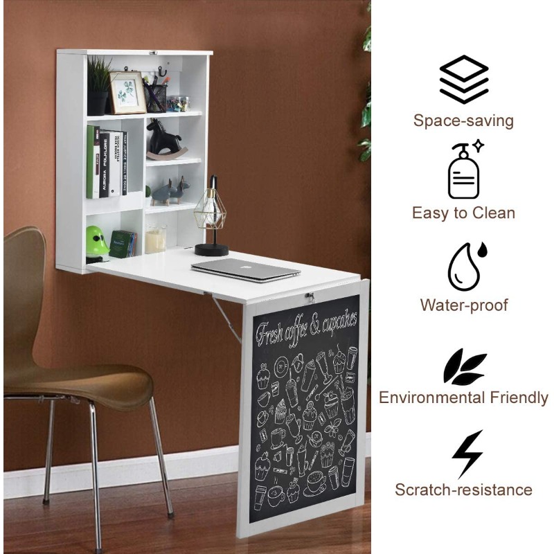 Nouveauté - Bureau d'ordinateu - Wall Mounted Desk Fold avis et prix