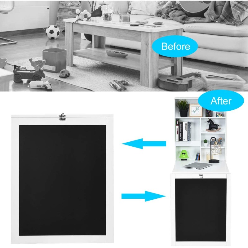 Nouveauté - Bureau d'ordinateu - Wall Mounted Desk Fold avis et prix