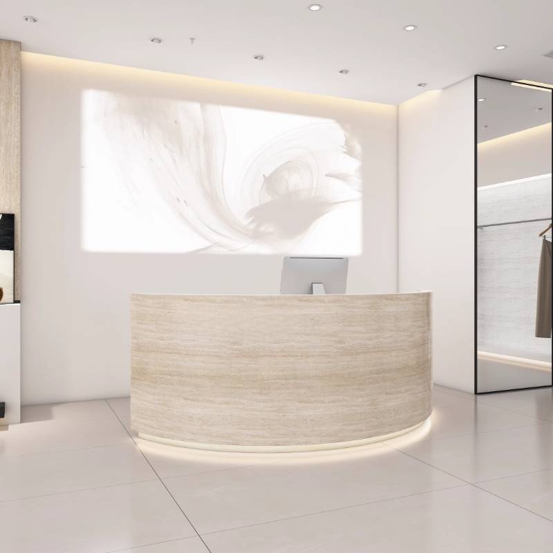 Bureaux de réception avec Logo - Office Furniture Logo avis et prix