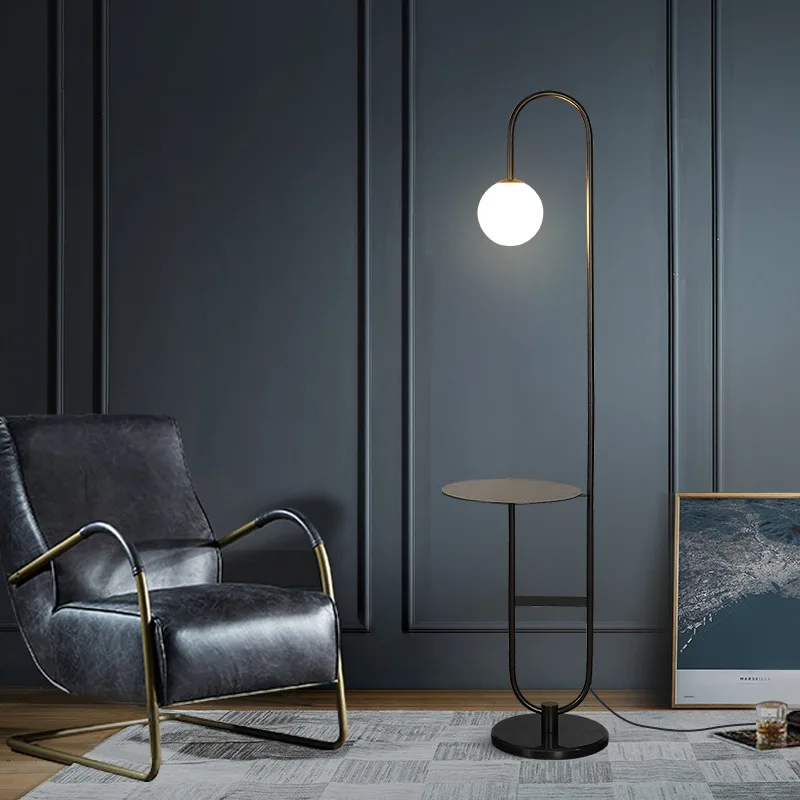 Lampe LED autoportante en marb - Floor Lamp Arched avis et prix