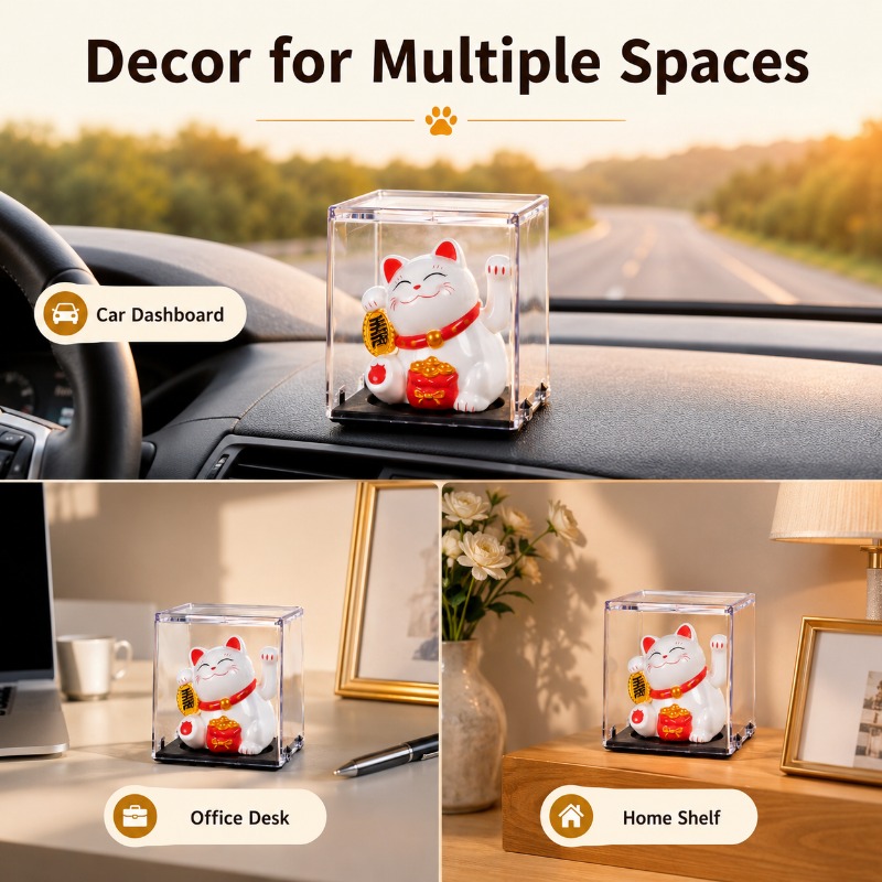 Mini décoration solaire Maneki - Cubicle Shelf Organizer avis et prix