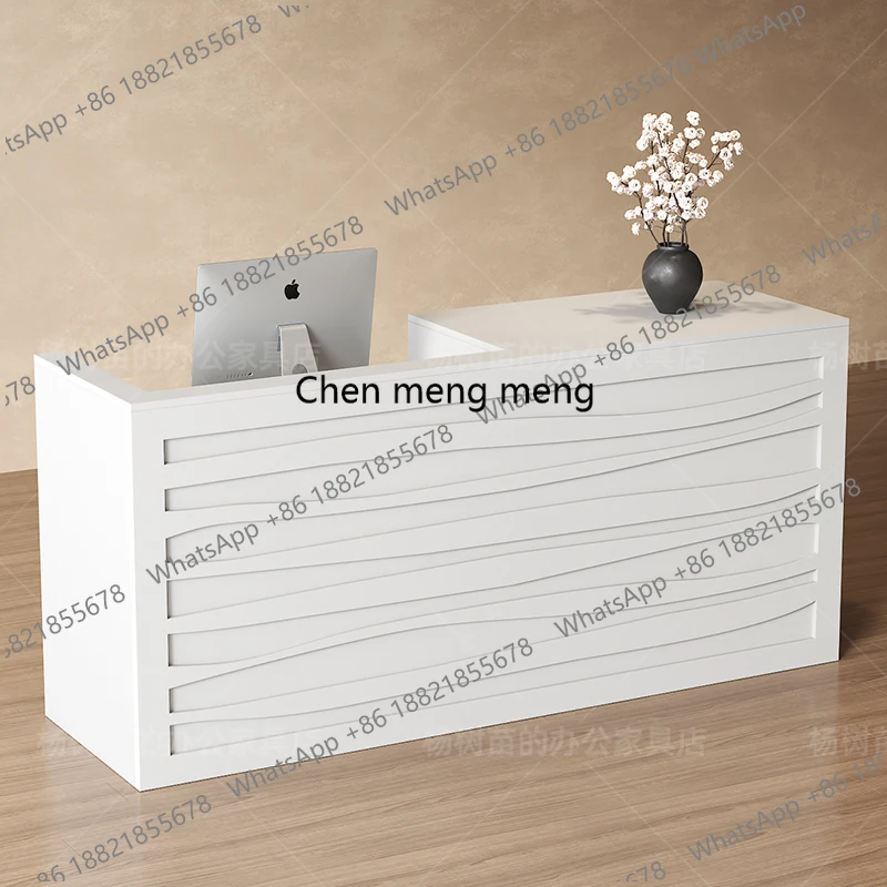 F182 bureau beauté réception L - Office Furniture Logo avis et prix