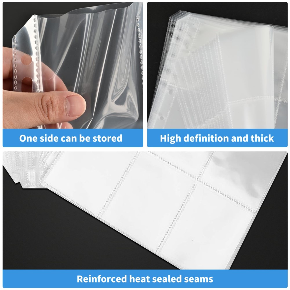 50 feuilles de protège-cartes  - Binder Storage Box avis et prix