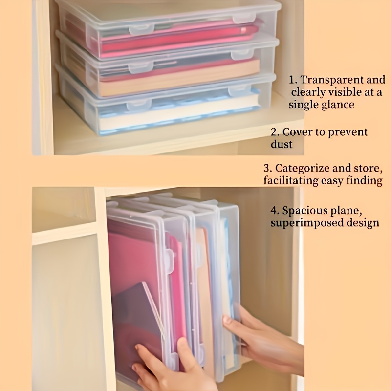 Boîte de rangement en plastiqu - Binder Storage Box avis et prix
