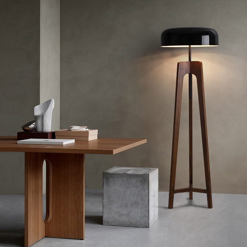 Ileo – lampe en bois de style  - Floor Lamp Arched avis et prix