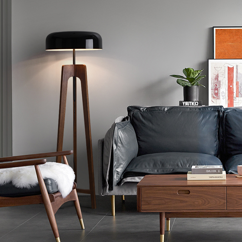Ileo – lampe en bois de style  - Floor Lamp Arched avis et prix