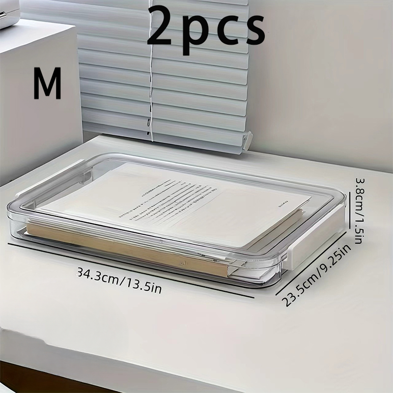 Lot de 2 boîtes de rangement p - Binder Storage Box avis et prix