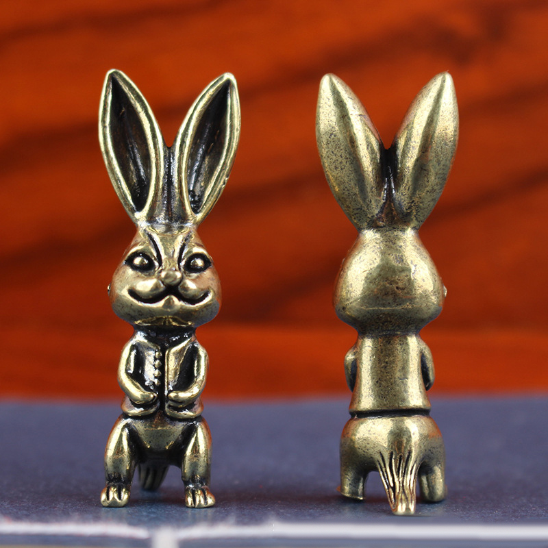 Statue de lapin en laiton de s - Cubicle Shelf Organizer avis et prix