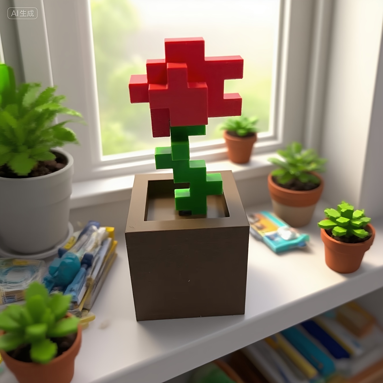 Ornement de fleur de rose Pixe - Office Furniture Rental avis et prix