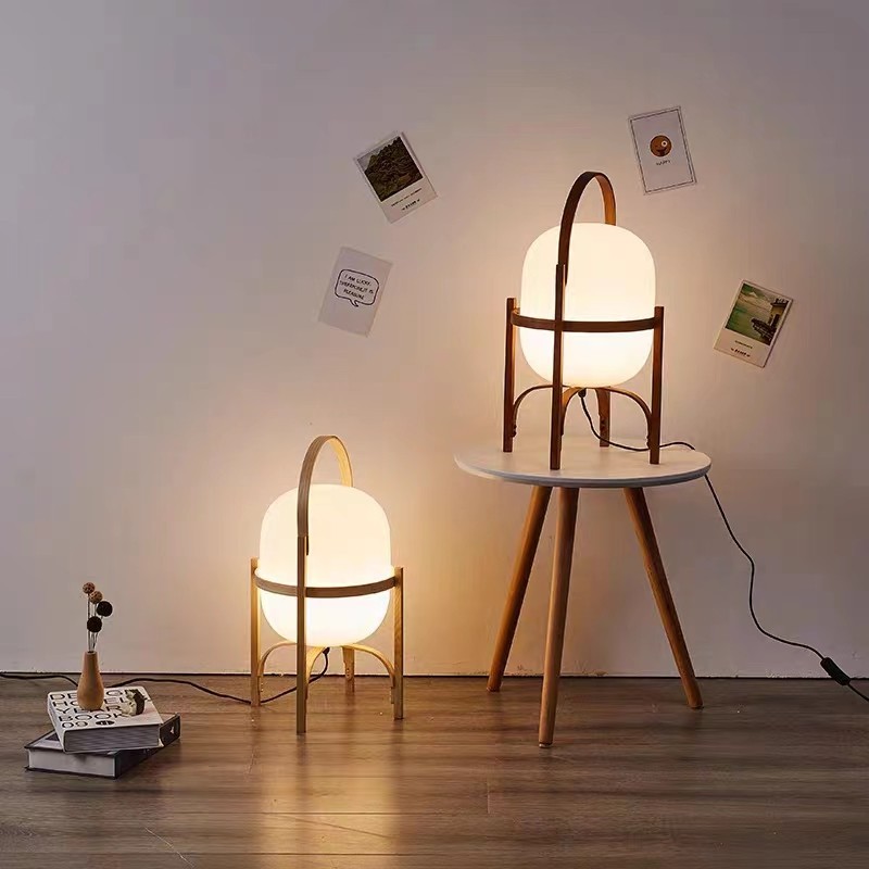 Lampe LED autoportante en bois - Floor Lamp Arched avis et prix