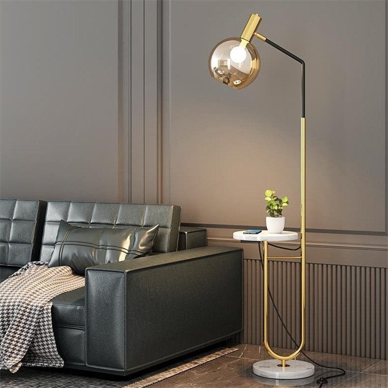 Lampe LED verticale en frêne a - Floor Lamp Arched avis et prix